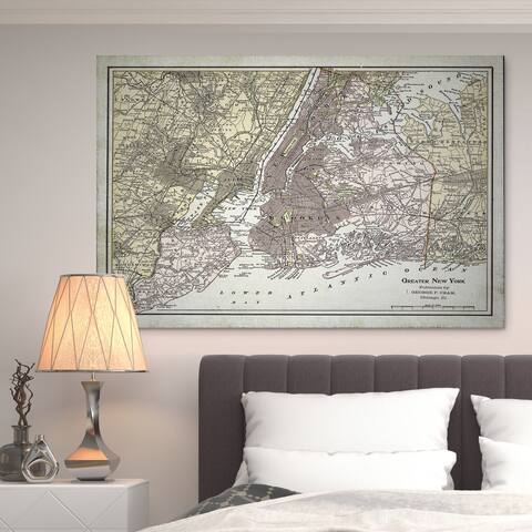 Map ZI - Premium Gallery Wrapped Canvas