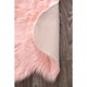 preview thumbnail 15 of 34, Brooklyn Rug Co Faux Flokati Sheepskin Soft and Plush Shag Area Rug