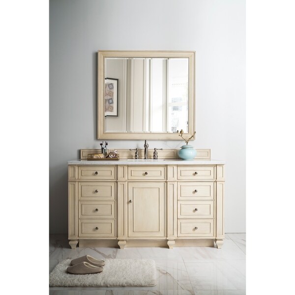 Bristol 60" Single Vanity, Vintage Vanilla