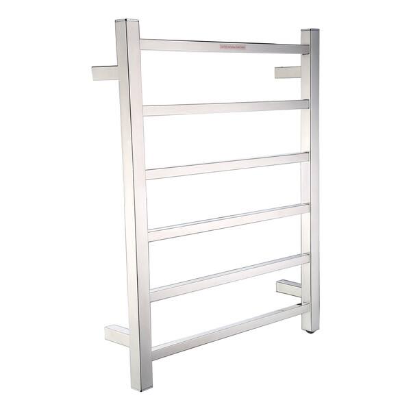ANZZI Charles 6-Bar Stainless Steel Wall Mounted Electric Towel Warmer in  Polished Chrome - On Sale - Bed Bath u0026 Beyond - 14491327