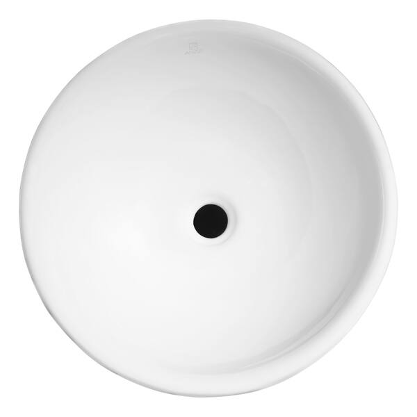 Deux Series Ceramic Vessel Sink in White Deux Series Ceramic Vessel Sink in White