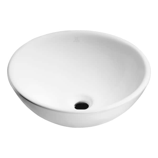Deux Series Ceramic Vessel Sink in White Deux Series Ceramic Vessel Sink in White