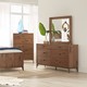 preview thumbnail 2 of 5, Adler Natural Walnut 6-Drawer Dresser