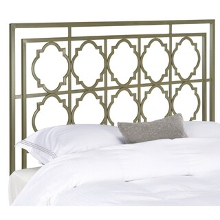 SAFAVIEH Silva Metal French Silver Headboard (King)