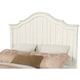 preview thumbnail 2 of 0, Millbrook Distressed Off-White Arched Panel Headboard by Panama Jack