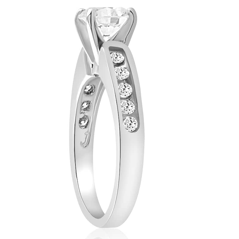 14k White Gold 1 ct TDW Diamond Engagement Ring