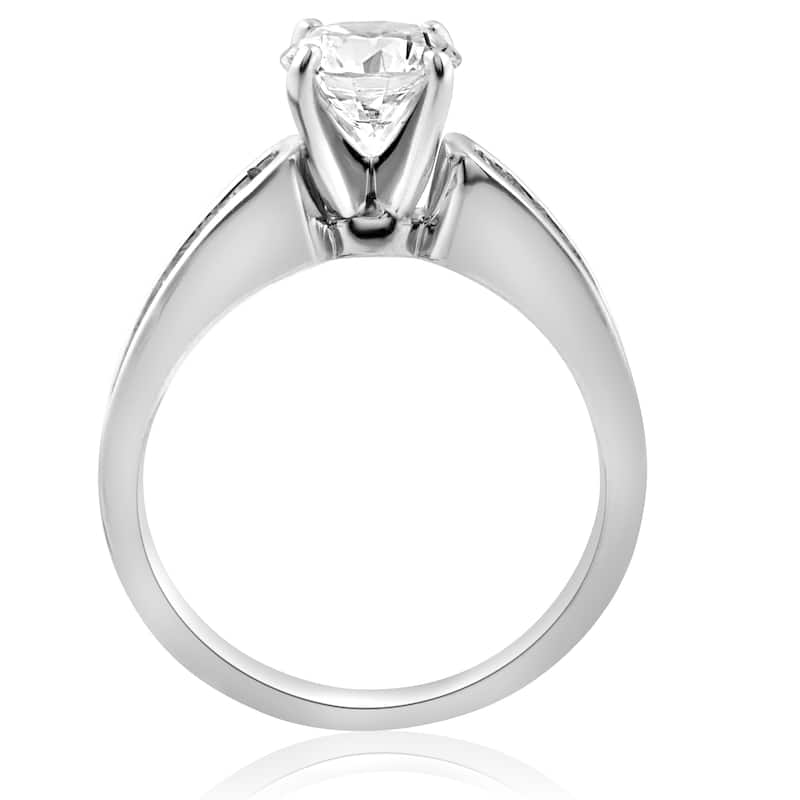 14k White Gold 1 ct TDW Diamond Engagement Ring