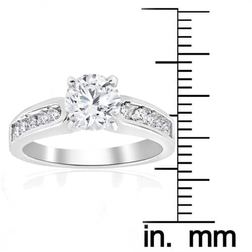 14k White Gold 1 ct TDW Diamond Engagement Ring