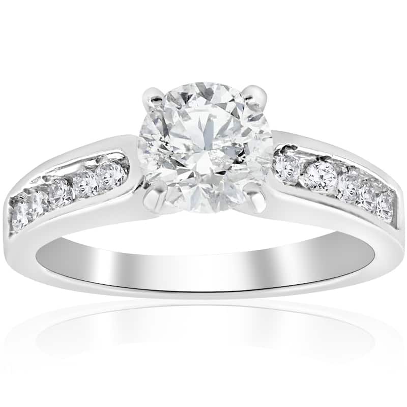 14k White Gold 1 ct TDW Diamond Engagement Ring
