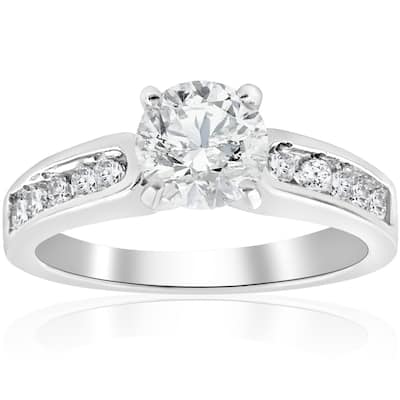 14k White Gold 1 ct TDW Diamond Engagement Ring