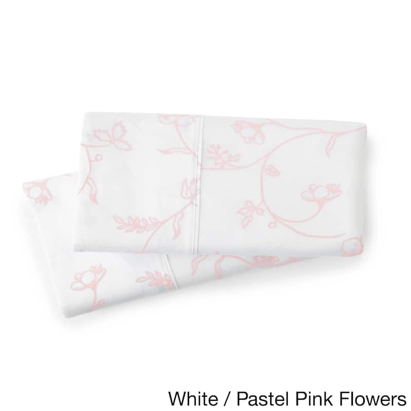 Boutique Chic Sweetbrier Cotton Sateen Pillowcases (Set of 2)