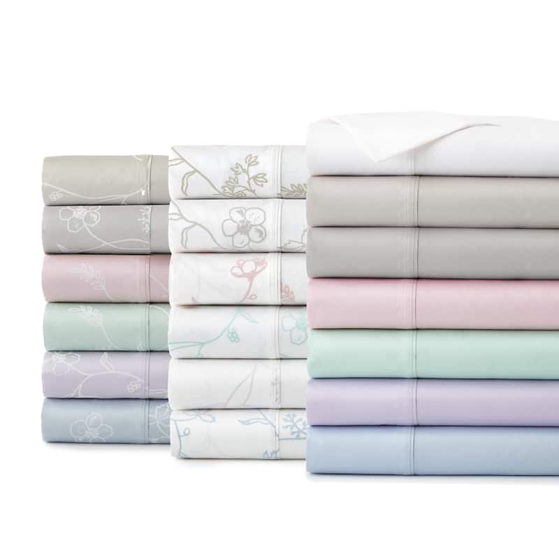 Boutique Chic Sweetbrier Cotton Sateen Pillowcases (Set of 2)