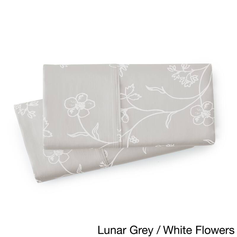 Boutique Chic Sweetbrier Cotton Sateen Pillowcases (Set of 2)