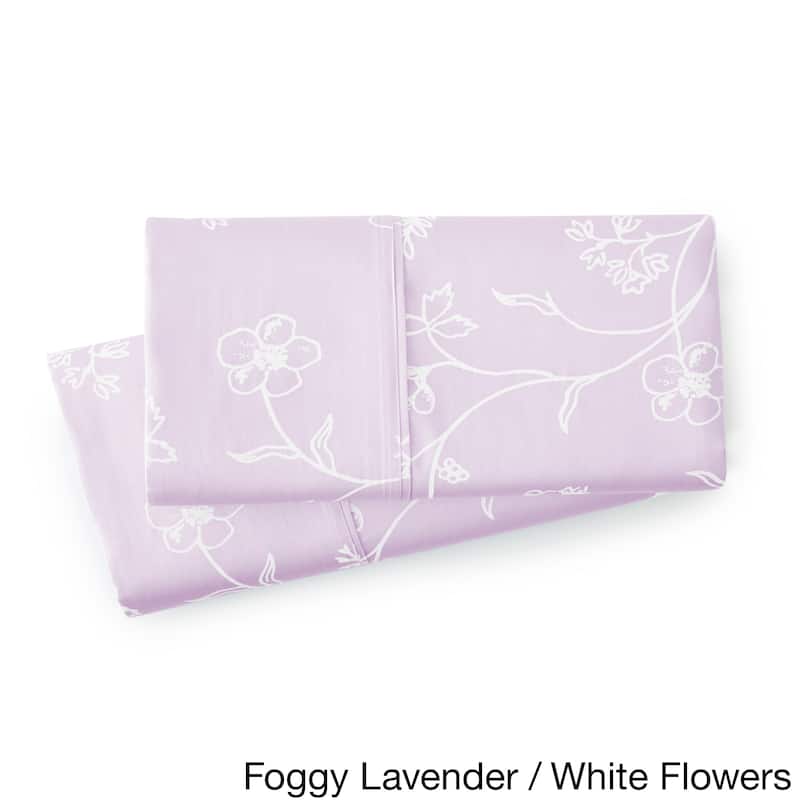 Boutique Chic Sweetbrier Cotton Sateen Pillowcases (Set of 2)