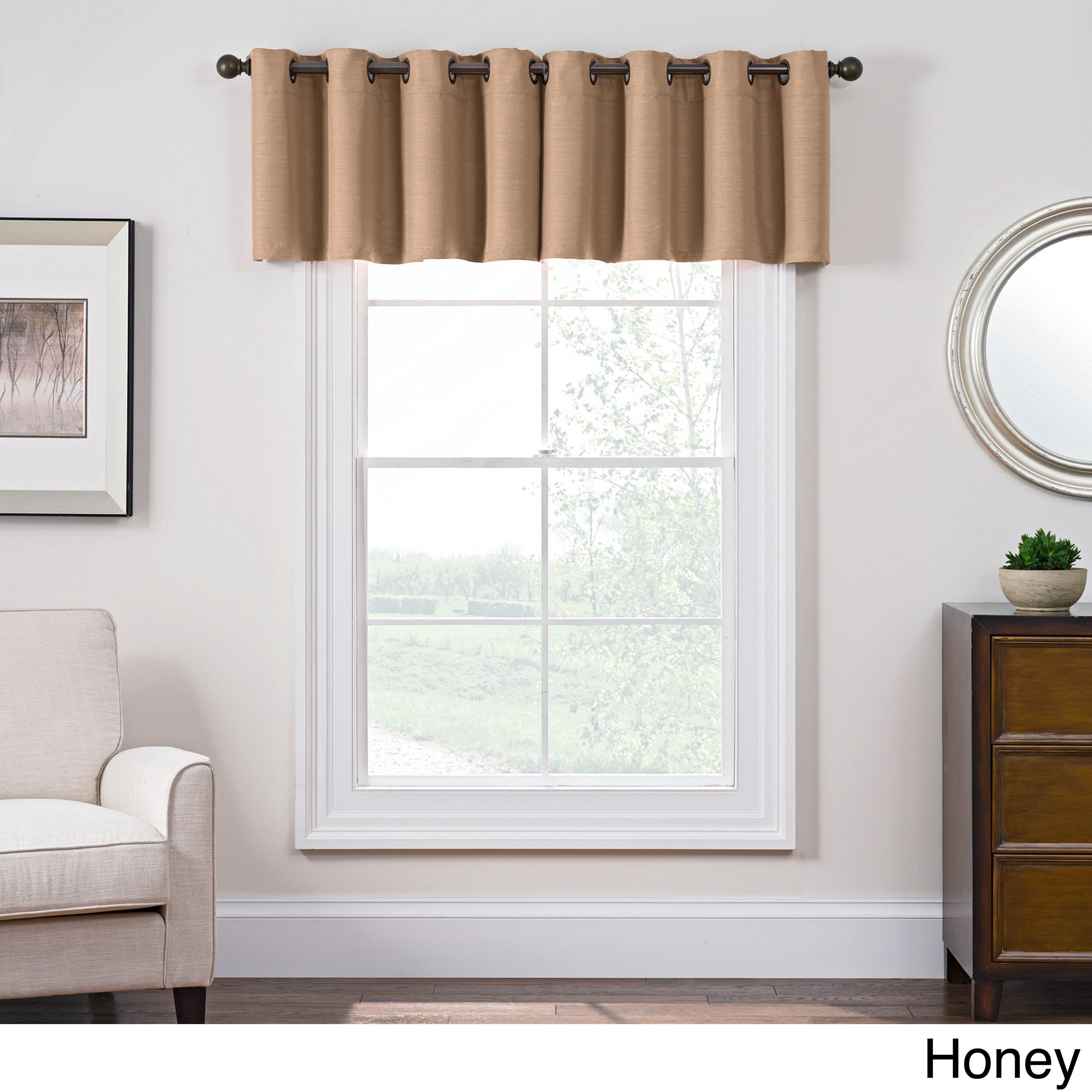 Shop Style Decor Antique Satin Room Darkening Grommet Top Window