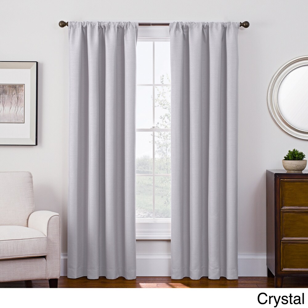 52 x 95 Blue Keeco Antique Satin Domain Grommet Style Room ...
