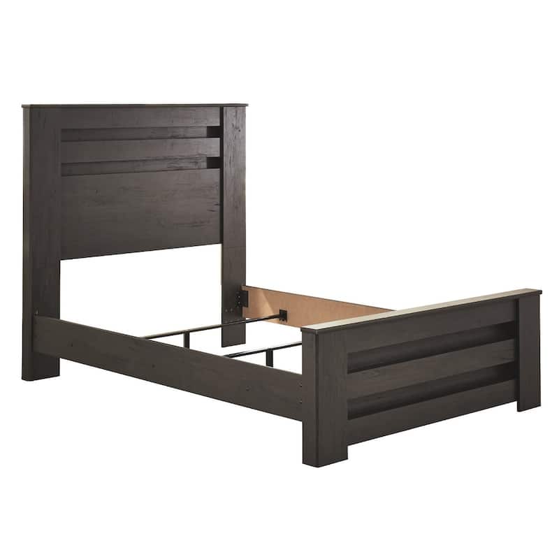 Brinxton Black Panel Bed