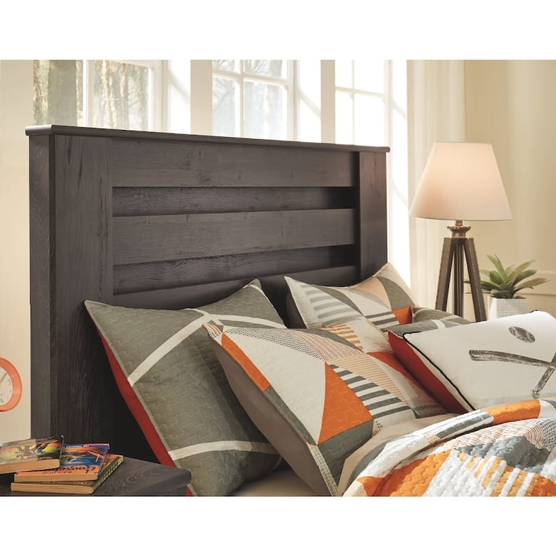 Brinxton Black Panel Bed