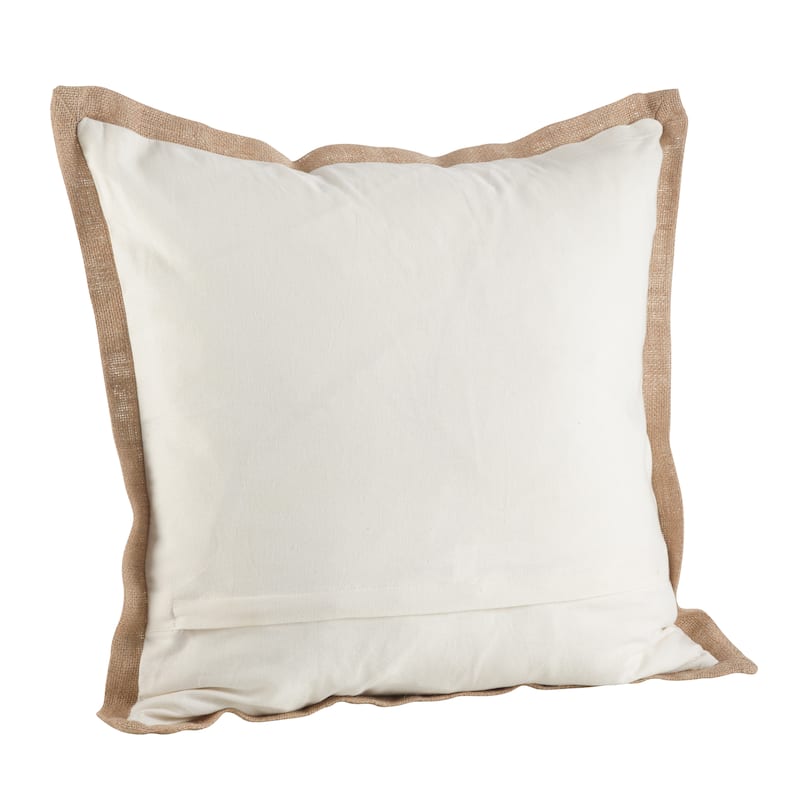 Octopus Print Cotton Down Filled Throw Pillow