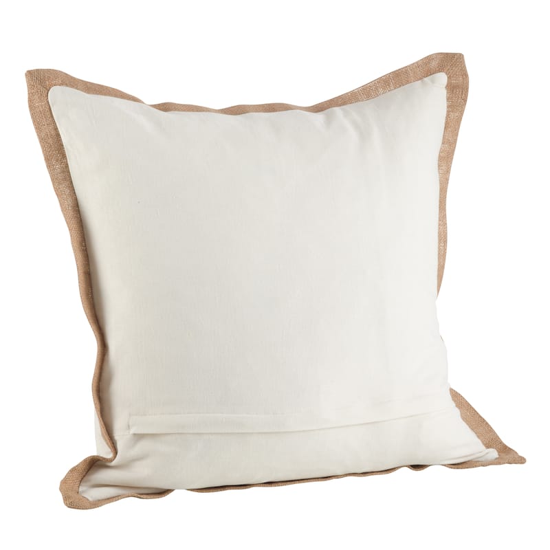Star Fish Print Cotton Down Filled Throw Pillow