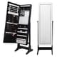 preview thumbnail 7 of 13, Shimmer Cheval Full-Length Mirror Jewelry Armoire