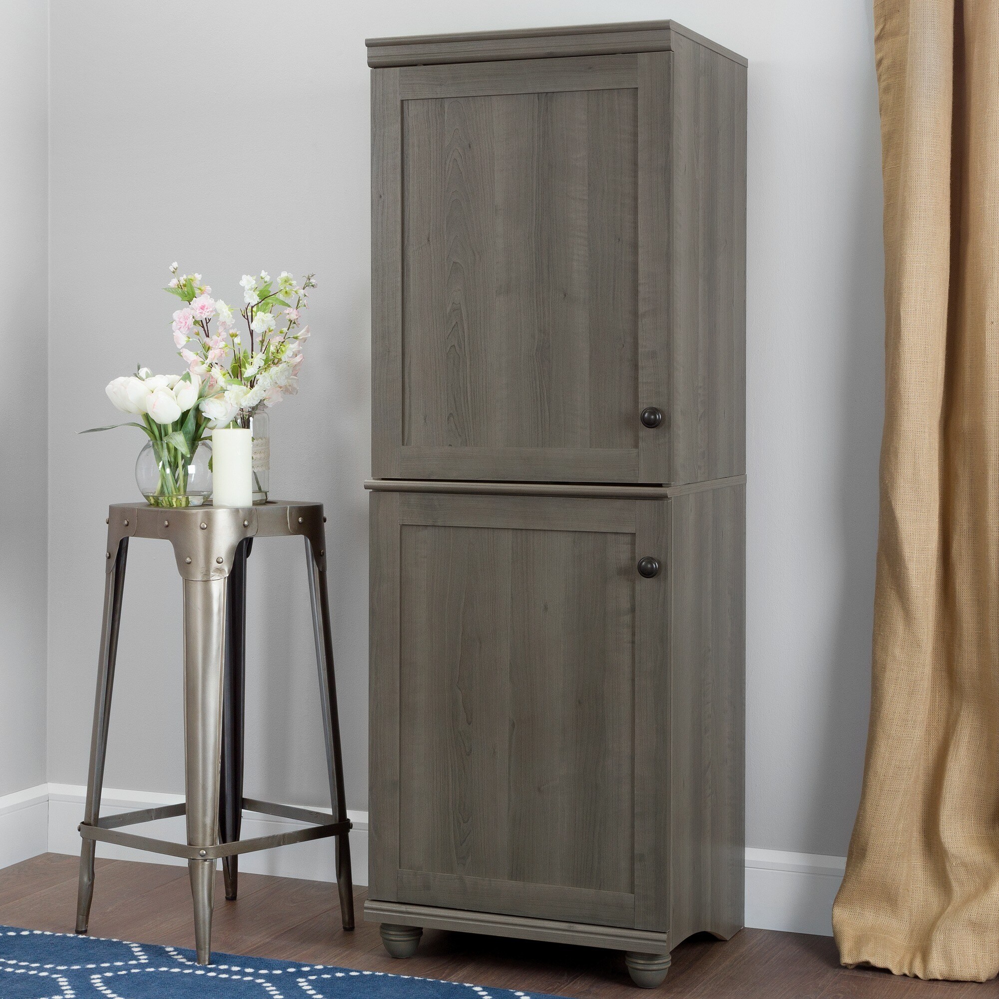 South Shore Hopedale 2-door Narrow Storage Cabinet - Bed Bath & Beyond -  14505626