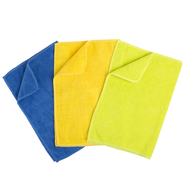 Microfiber Cloths 12 Count Cleaning Towels Dust Polish And Clean by Stalwart Bed Bath Beyond 14506006