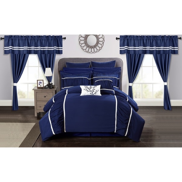 Shop Chic Home 24-Piece Auburn King Bed in a Bag Comforter ...