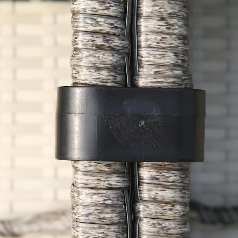 Chelsea Grey Wicker 8-piece Sectional Outdoor Sofa Set