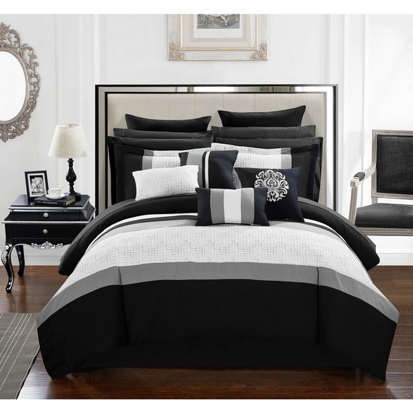 Chic Home 16-Piece Keira King Bed In a Bag Comforter Set