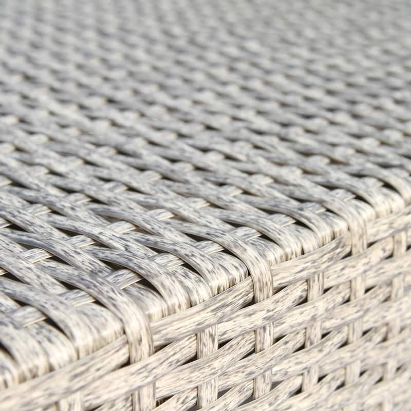 Chelsea Grey Wicker Patio Loveseat Sofa by Living Source International