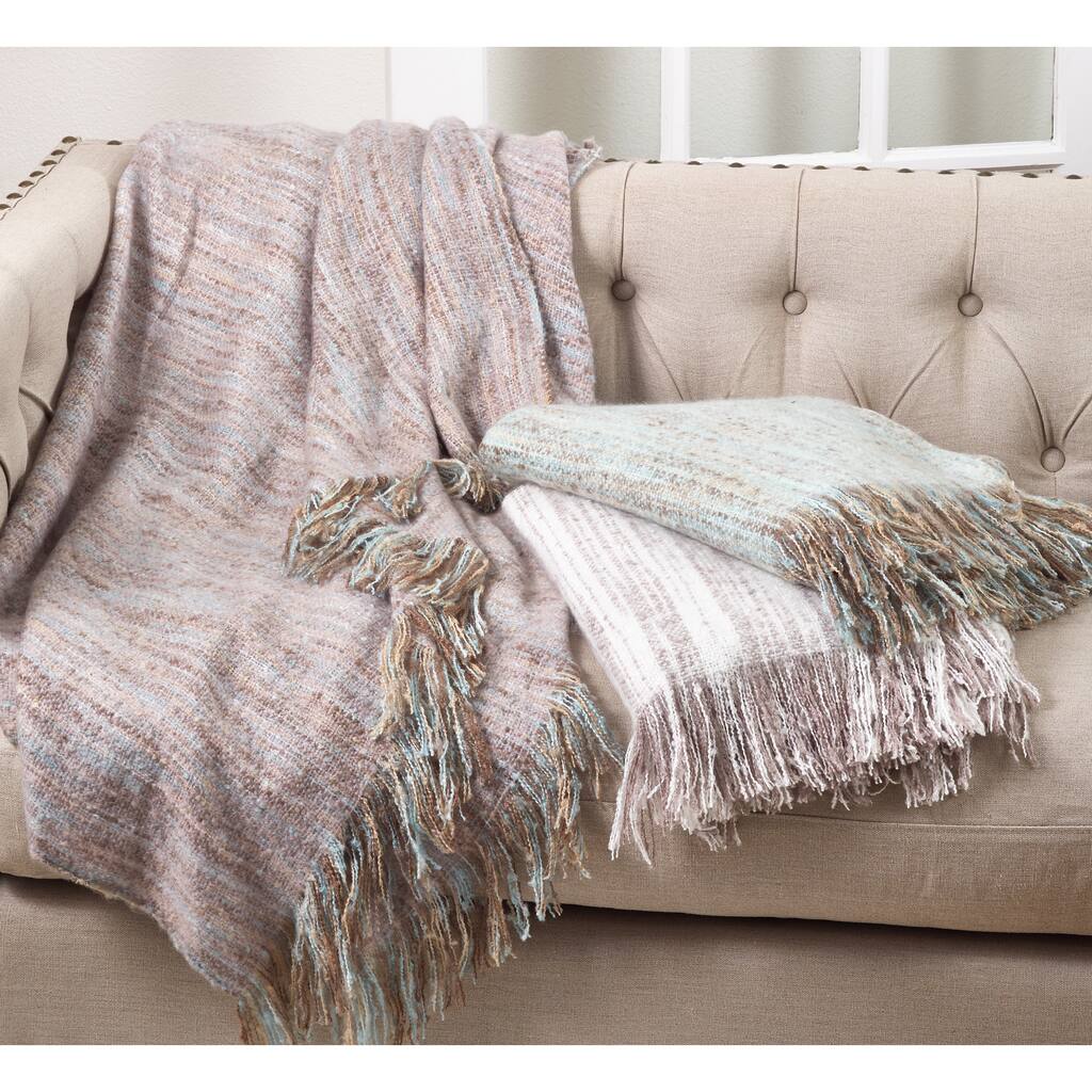 Faux Mohair Throw