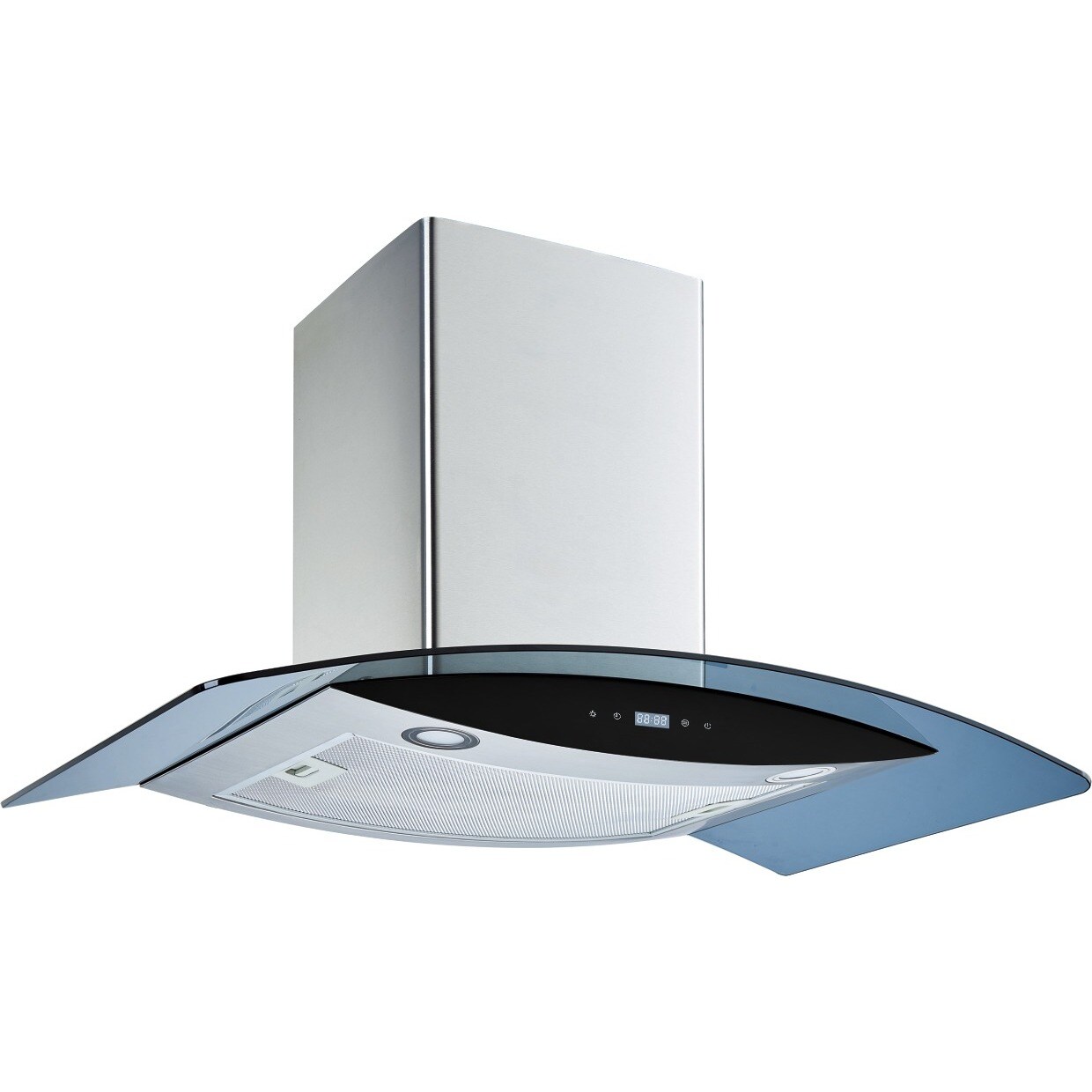 Winflo 30-in 301-CFM Convertible Stainless Steel Under Cabinet Range Hoods Undercabinet Mount with Charcoal Filter | LRU08C30C