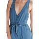 Hadari Women's Sleeveless Denim Jumpsuit - Thumbnail 3