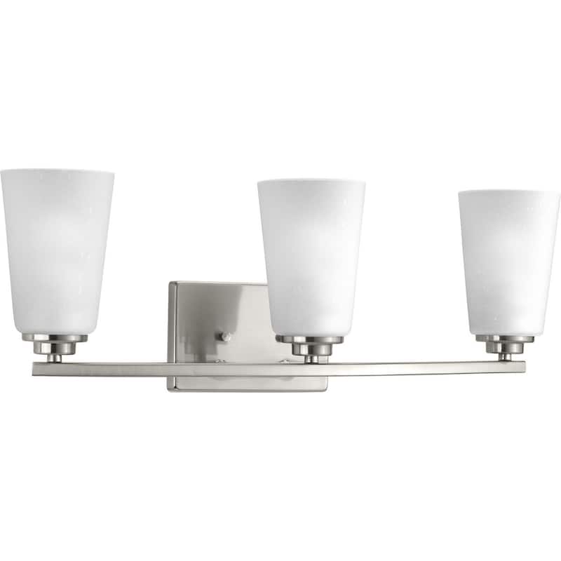 Debut Collection 3-Light Brushed Nickel Farmhouse Bath Vanity Light