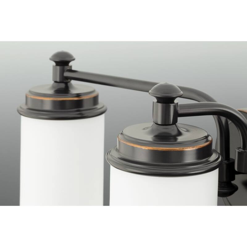 Progress Lighting Glide Bronze Steel Two-light Bath