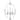 Evoke Collection 3-Light Polished Nickel Clear Glass Luxe Chandelier Light