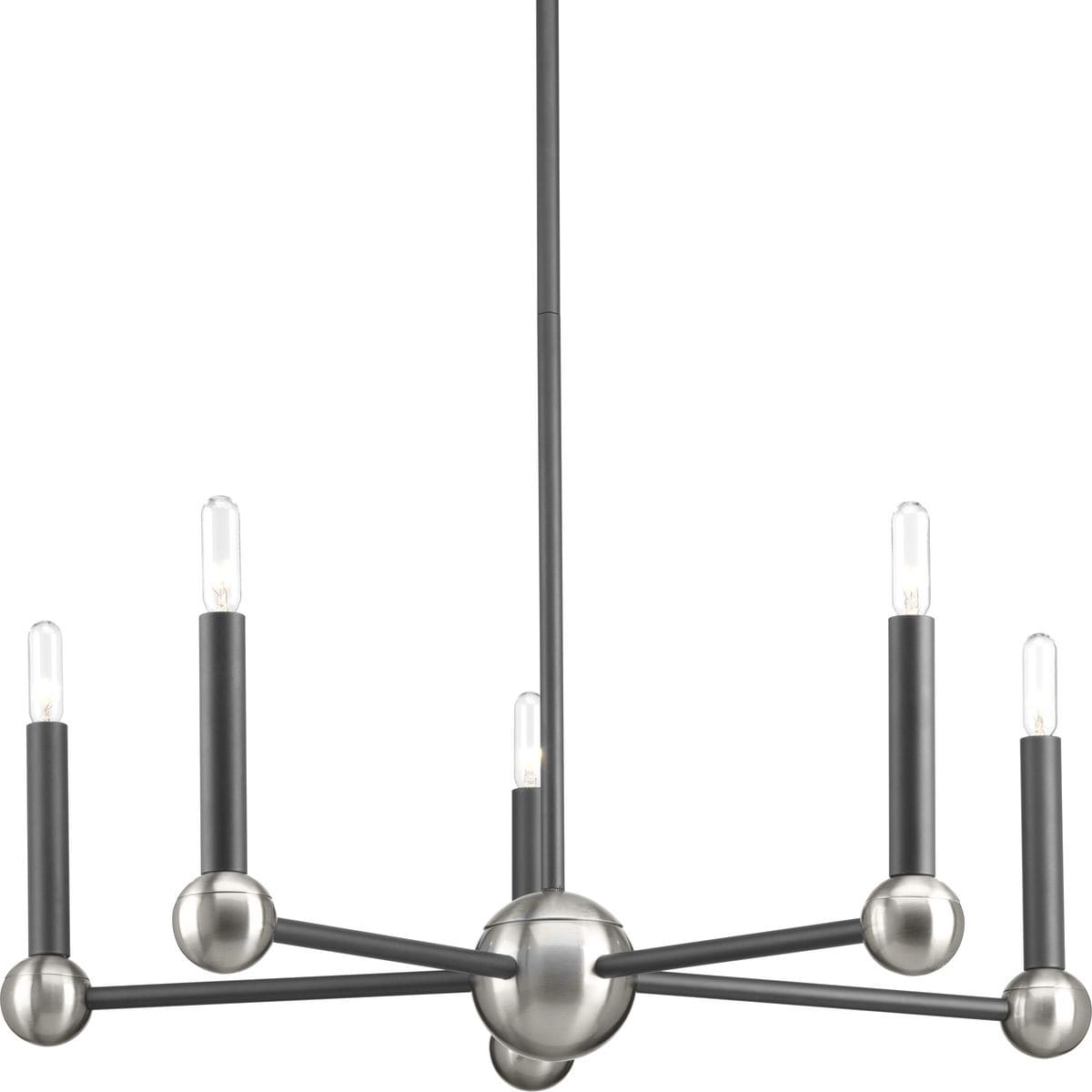 Progress Lighting Foton 5-light Chandelier - N/A (Brushed Nickel) - Chandeliers For Bedrooms by Overstock.com