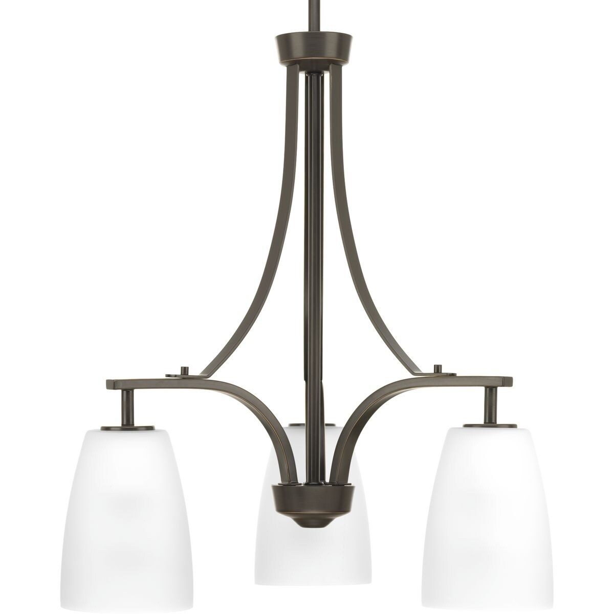 Progress Lighting Leap 3-light Downlight Steel Chandelier - N/A (Polished Nickel) - Chandeliers For Bedrooms by Overstock.com