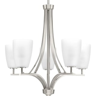 Progressive Lighting Leap White Silvertone Metal Gl Five Light Chandelier N A Ping The Best Deals On Chandeliers Progressive Lighting Leap White Silvertone Metal Gl Five Light Chandelier N A Ping The Best Deals On Chandeliers