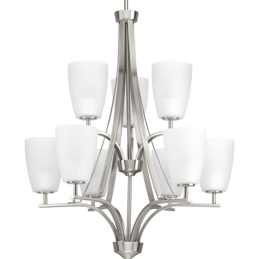 Progress Lighting Leap 9-light 2-tier Chandelier