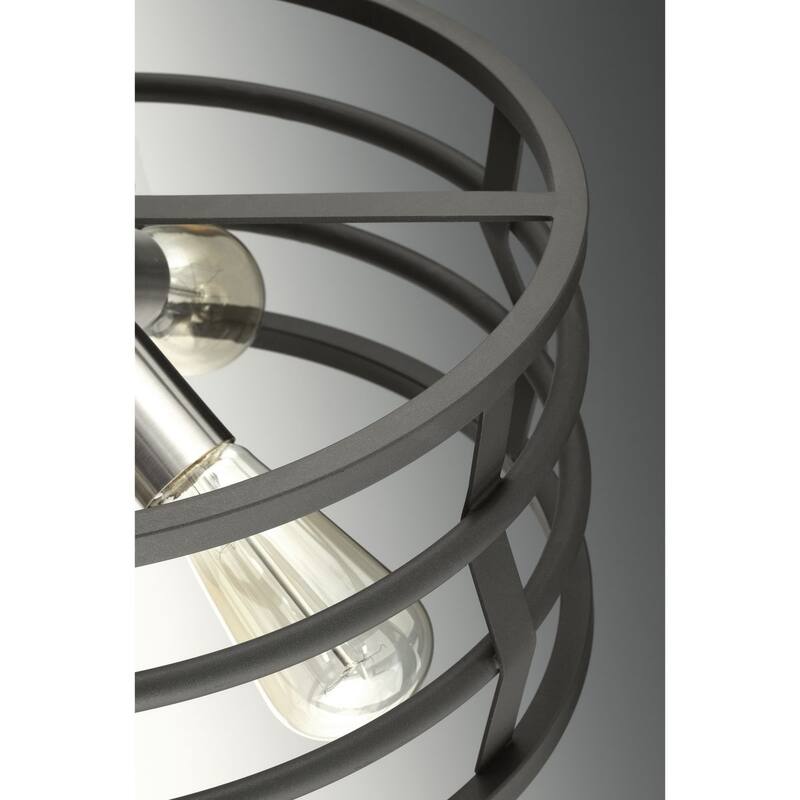 Progress Lighting Remix Grey Steel 4-light Pendant