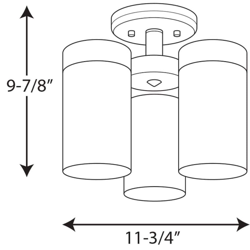 Progress Lighting Elevate 3-light Flush Mount