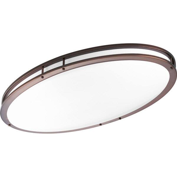 slide 1 of 1, Progress Lighting LED CTC COMM 1-light Oval Dimmable Close-to-ceiling Fixture with DC LED Module