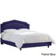 preview thumbnail 4 of 18, Skyline Furniture Notched Bed in Regal Velvet