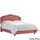preview thumbnail 2 of 18, Skyline Furniture Notched Bed in Regal Velvet