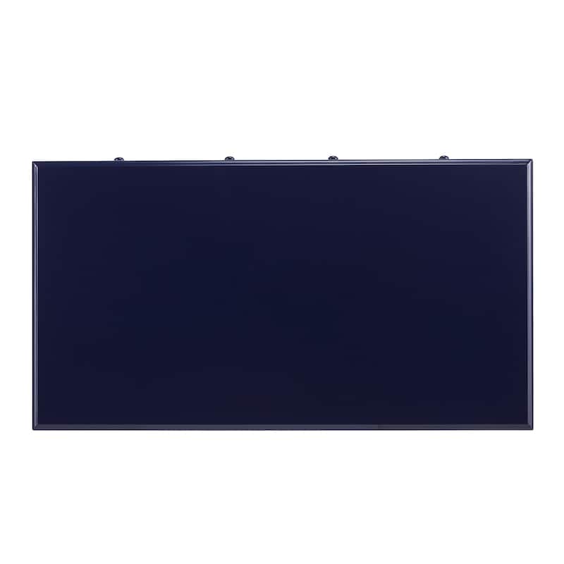SEI Furniture Jennifer Farmhouse 2-Drawer Writing Desk - Navy