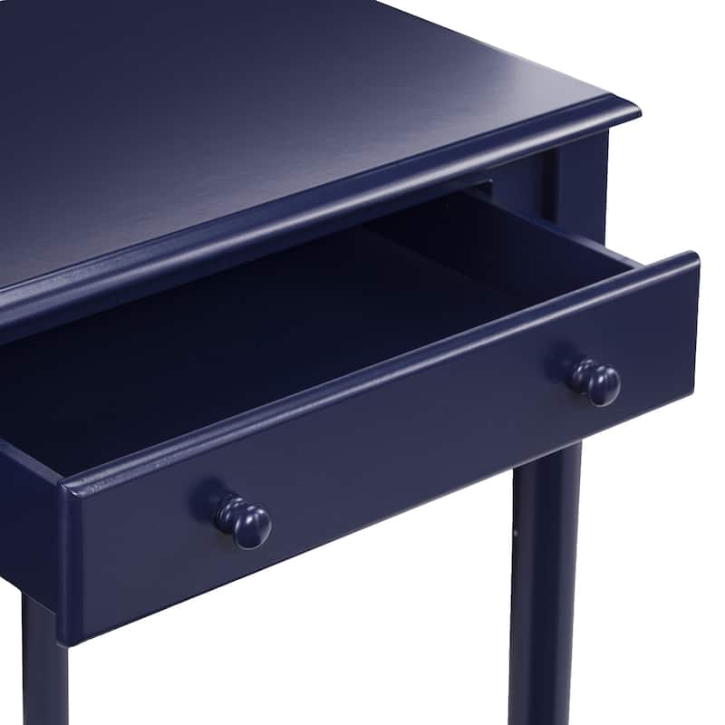 SEI Furniture Jennifer Farmhouse 2-Drawer Writing Desk - Navy
