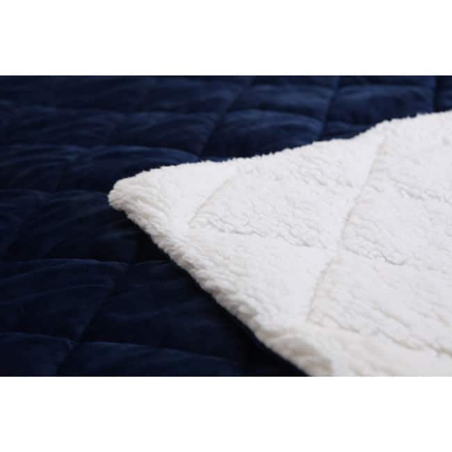 Cozy Soft Quilted Fleece-like Throw