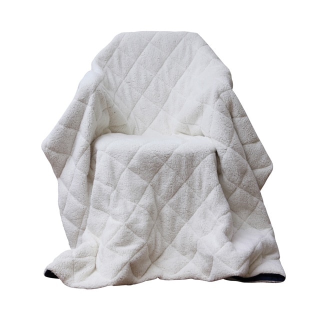 Cozy Soft Quilted Fleece-like Throw